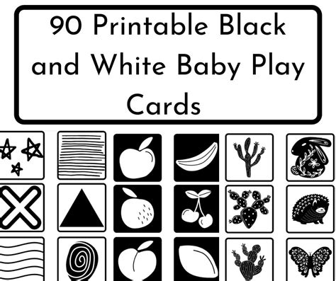 black and white cards for smart baby|Amazon.com: Black And White Newborn Cards.